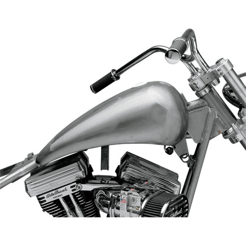 Drag Specialties One-Piece  Smooth-Top Style Extended Gas Tank for 1984-1999 Harley Softail - Screw-in Cap