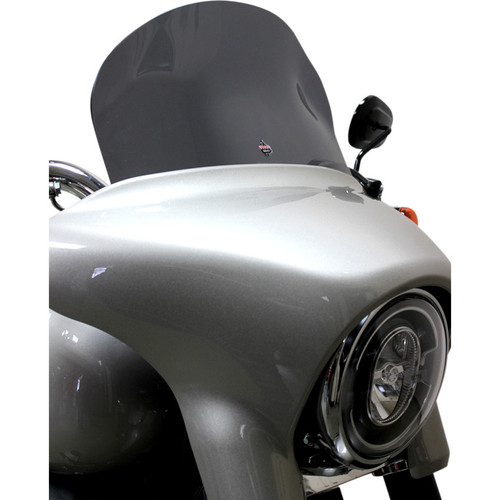 Klock Werks 8" Flare Windshield for 2018-2021 Harley Sport Glide - Dark Smoke