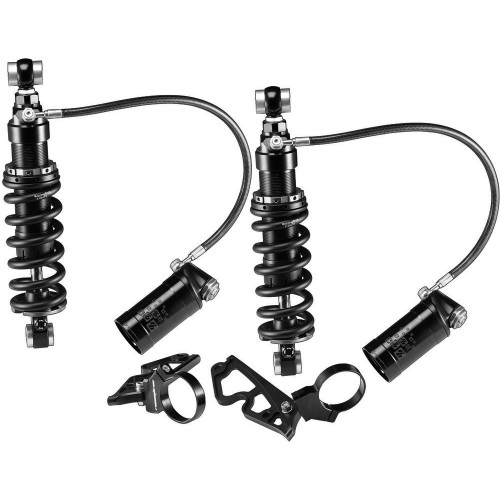 RacingBros Remote Reservoir HLR Shocks for 2009-2020 Harley Touring