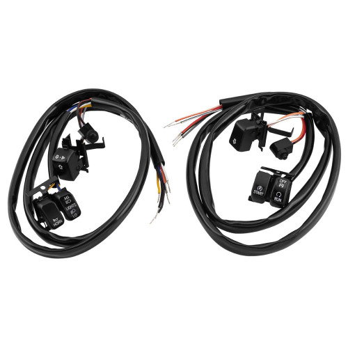 Twin Power Handlebar Switch Kit for 2007-2010 Harley - Black