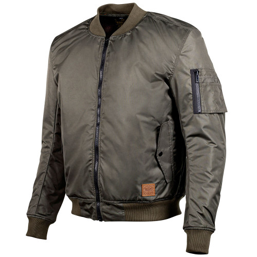 Cortech Skipper Waterproof Bomber Jacket - Olive