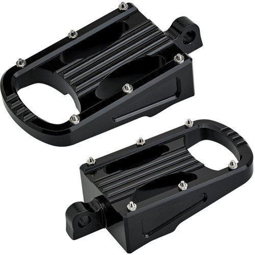 Biltwell Punisher XL Foot Pegs for Harley - Black - 7006-203