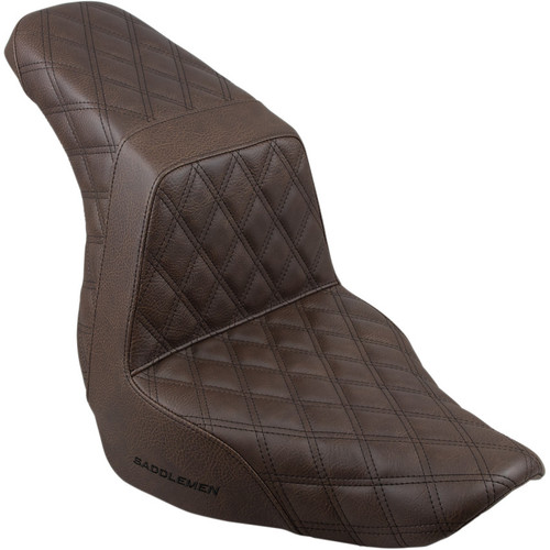 Saddlemen Full LS Step-Up Seat for 2018-2023 Harley FXLR/FLSB - Brown