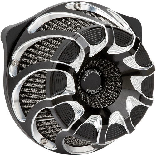 Arlen Ness Drift Inverted Air Cleaner for Harley Twin Cam Electronic Throttle - Black