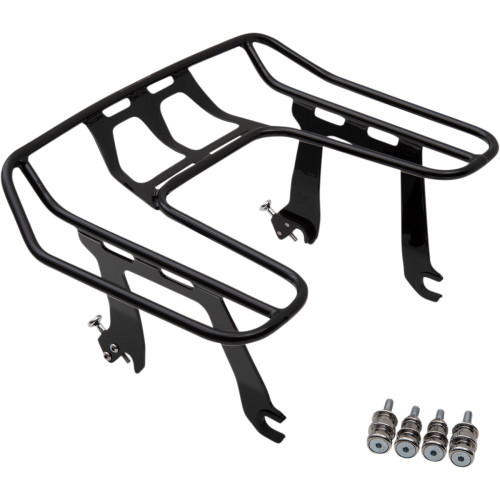Cobra Big Ass Detachable Black Solo Luggage Rack for 2018-2021 Harley Sport Glide