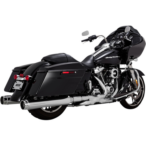 Vance & Hines Torquer 450 Slip-On Mufflers for 2017-2022 Harley Touring - Chrome
