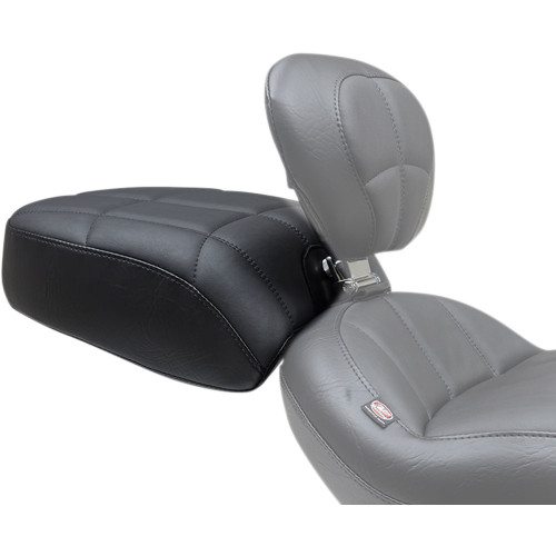 Mustang Rear Touring Seat for Mustang Solo w/ Backrest for 2018-2024 Harley Softail Street Bob FXBB - Cube