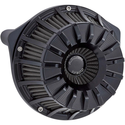 Arlen Ness 15-Spoke Inverted Air Cleaner for 1999-2017 Harley Twin Cam* - Black