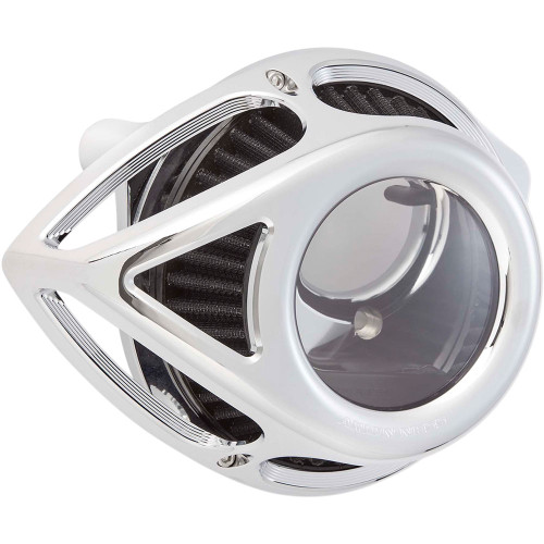 Arlen Ness Clear Tear Series Air Cleaner for 2017-2023 Harley M8 - Chrome