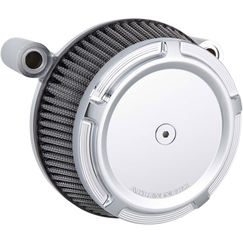 Arlen Ness Big Sucker Air Cleaner Kit w/ Synthetic Filter for 1991-2022 Harley Sportster - Beveled Chrome