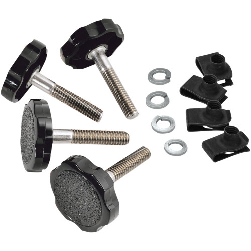 Show Chrome Saddlebag Fastener Set for 1995-2020 Harley Touring