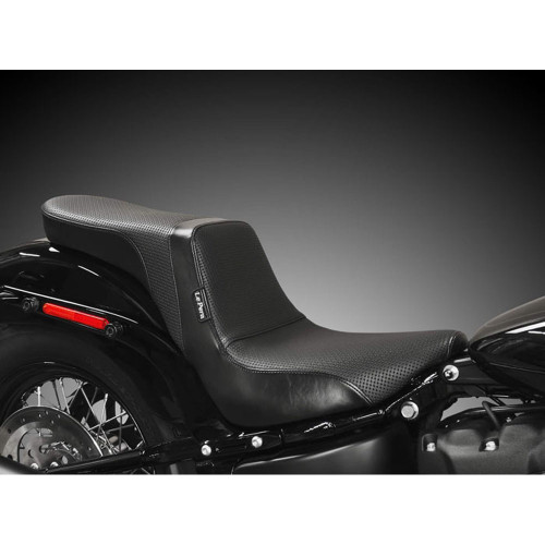 LePera Daytona 2-Up Seat for 2018-2024 Harley Fat Boy - Smooth