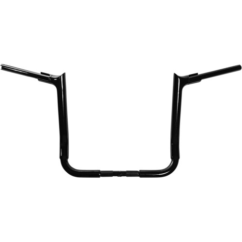 Fat Baggers 1-1/2" EZ Install Pointed Top 14" Handlebars for 2014-2020 Harley Touring - Black
