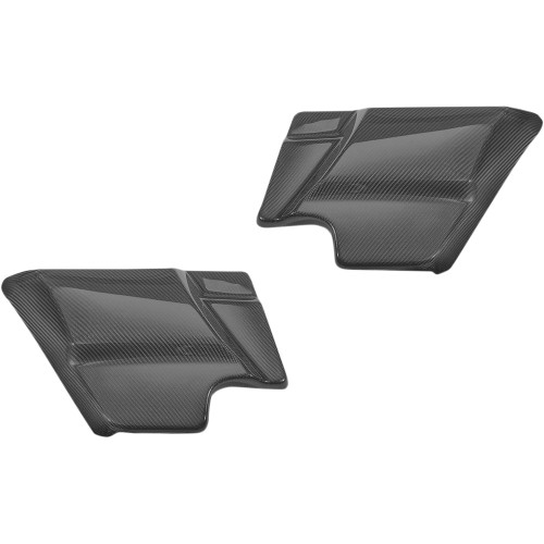 Slyfox Carbon Fiber Side Covers for 2014-2020 Harley Touring - Matte