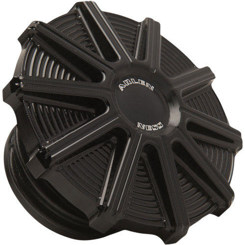 Arlen Ness 10-Gauge Gas Cap for 1997-2024 Harley - Black - 701-000