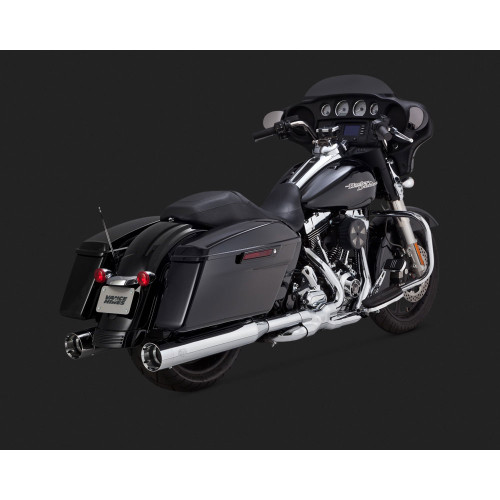 Vance & Hines Oversized 450 Slip-On Mufflers for 1995-2015 Harley 