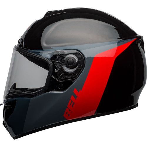 Bell SRT Helmet - Razor Gloss Black/Gray/Red