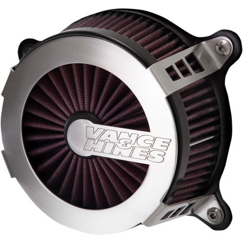 Vance & Hines VO2 Cage Fighter Air Intake Kit For 2008-2017 Harley Twin Cam Electronic Throttle