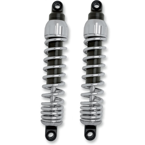 Progressive Chrome 444 Series Shocks for 1991-2017 Harley Dyna FXD