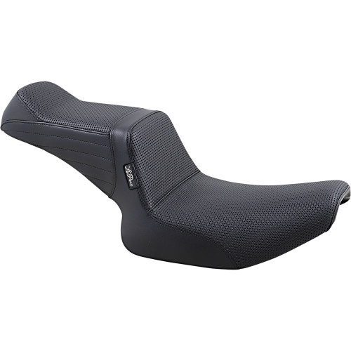 LePera Tailwhip Seat for 1982-2000 Harley FXR - Basket Weave - L