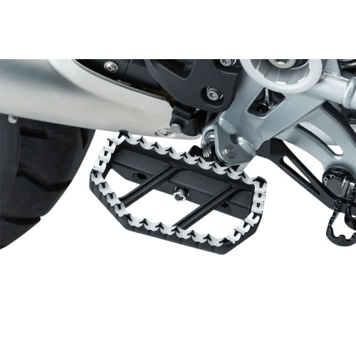 Kuryakyn RiotX Mini Floorboards Machined/Satin Black 3285 Get Lowered Cycles