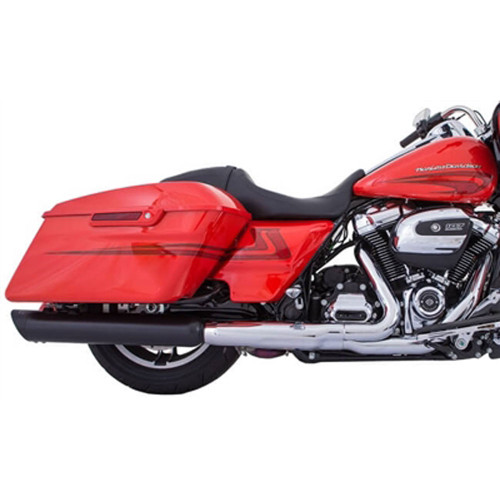 TAB Performance 4" B.A.M. Stick Slip-On Mufflers for 2017-2026 Harley Touring - Black