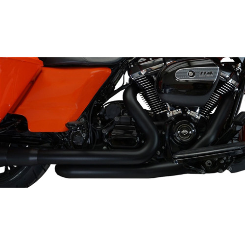 TAB Performance 2-into-2 Headpipe with Shields for 2017-2026 Harley Touring - Black