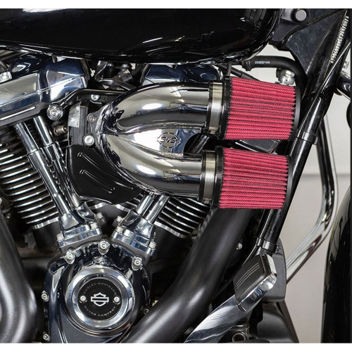 S&S AIR CLEANER KIT カーボン S&S□ ステルスエアクリーナーキット ティアドロップカバー付き