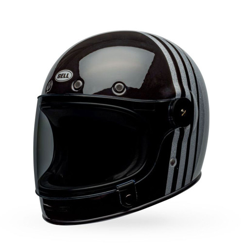セキュリティ・セーフティ BELL Bullitt Gloss Black Bell Bullitt Gloss Black Motorcycle Helmet - Get Lowered Cycles