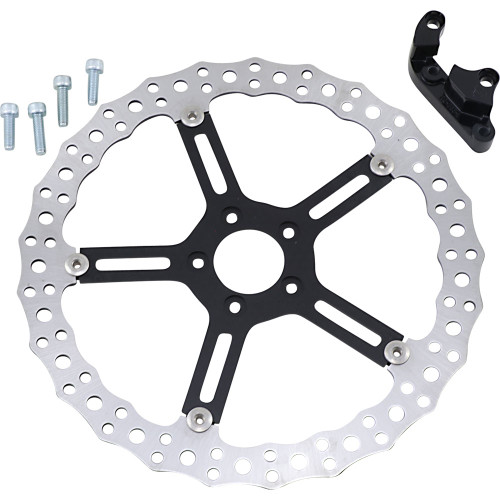 Arlen Ness 15" Big Brake Jagged Floating Rotor Kit for 2018-2025 Harley Softail