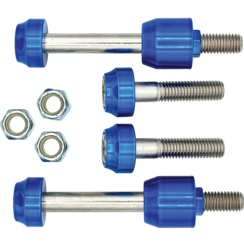 Santoro Fabworx Way Kool Shock Mounts for 2009-2017 Harley Dyna - Blue