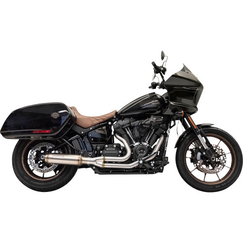Bassani Road Rage Stainless 2-1 "Super Bike exhaust for 2018-2022 Harley Softail FLSB/FXLRST