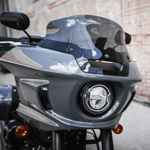 Klock Werks Flare Windshield for 2022-2024 Harley Low Rider ST - Dark Smoke