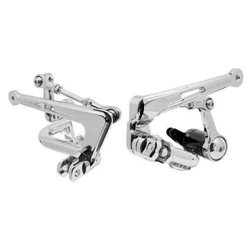 Arlen Ness Mid Foot Control Kit for 2000-2025 Harley Touring - Chrome