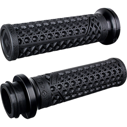 ODI x VANS Waffle Lock-On Grips for 2008-2023 Harley Electronic Throttle