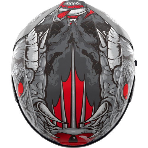 Icon Airform Helmet - Kryola Kreep Silver - Get Lowered Cycles