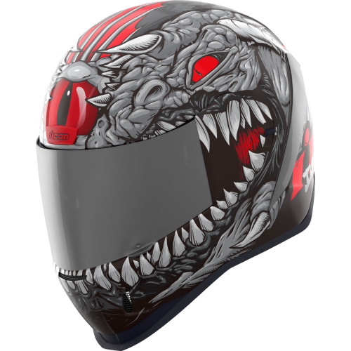 Icon Airform Helmet - Kryola Kreep Silver - Get Lowered Cycles