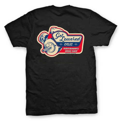 Get Lowered Cycles Shop Sign T-Shirt
