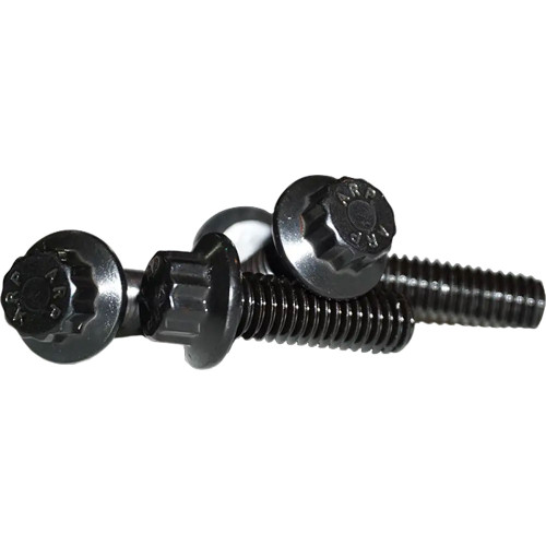 Lyndall 12 Point ARP Rotor Bolt Kit for Harley - Black