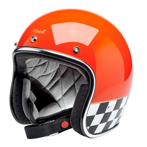 Biltwell Bonanza Helmet - Competition Orange