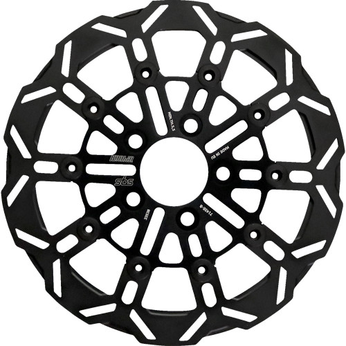 Kodlin by SBS 10-Spoke Rear Brake Rotor for 2018-2025 Harley Softail - Black