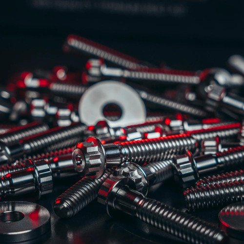 Trask Bitchin' Bolts Complete M8 Drivetrain 12-Point Bolt Kit