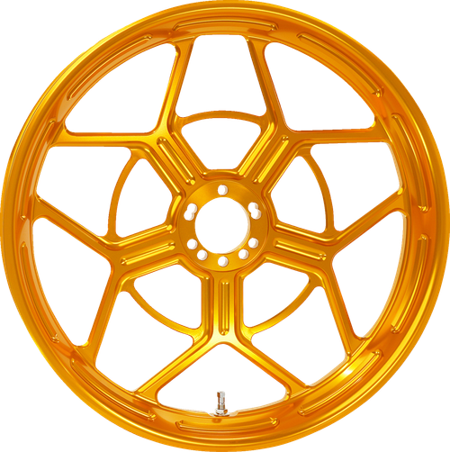 Arlen Ness Speed 5 Forged Wheel for Harley - Gold