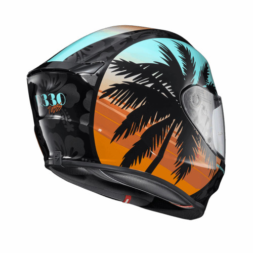 cartoon scropion motorcycle helmet FC Barcelona Scorpion EXO-R1 EVO AIR  Bara Official Store Street Fighter helmets concept SF-inspired