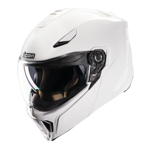 Icon Threshold Modular DOT Helmet - White