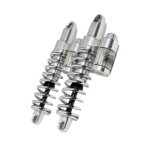 RWD RS-2 Performance Shocks for 1984-2000 Harley FXR - Polished / Chrome