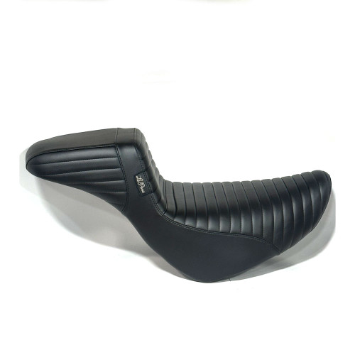 LePera Kickflip Pleated Daddy Long Legs Seat for 2018-2024 Harley Softail FXLR/FLSB