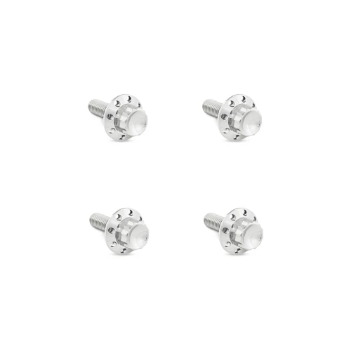 Arlen Ness Titanium 12-Point Windshield Bolts for 2024-2026 Harley Street Glide - Polished