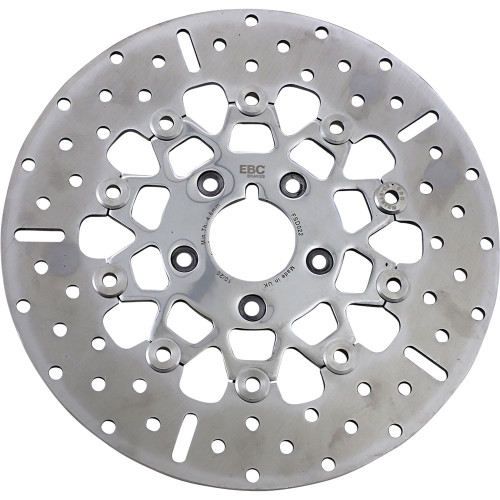 EBC 10-Button Floating Stainless Front Rotor for 1984-1999 Harley