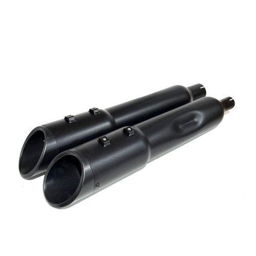 TAB Performance 5" Black 50 Cal Slip-On Mufflers Zombie Baffles for 2017-2026 Harley Touring